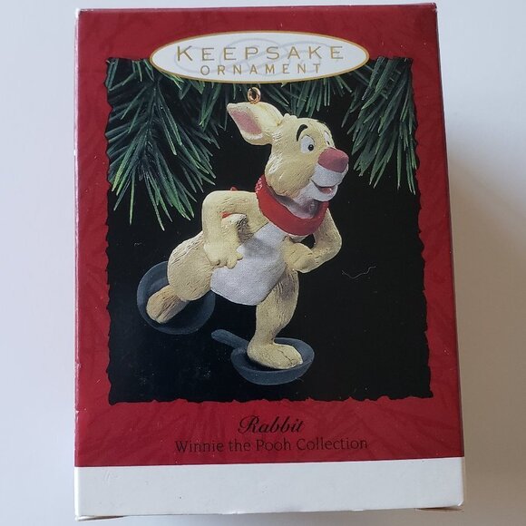 NWT - Winnie The Pooh Rabbit 1993 - Hallmark Keepsake Ornament - Picture 1 of 1